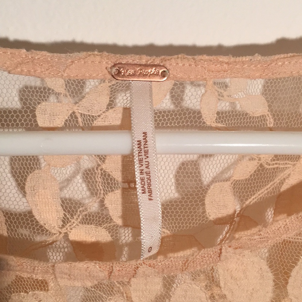 Free People peach dress - Picture 3 of 6
